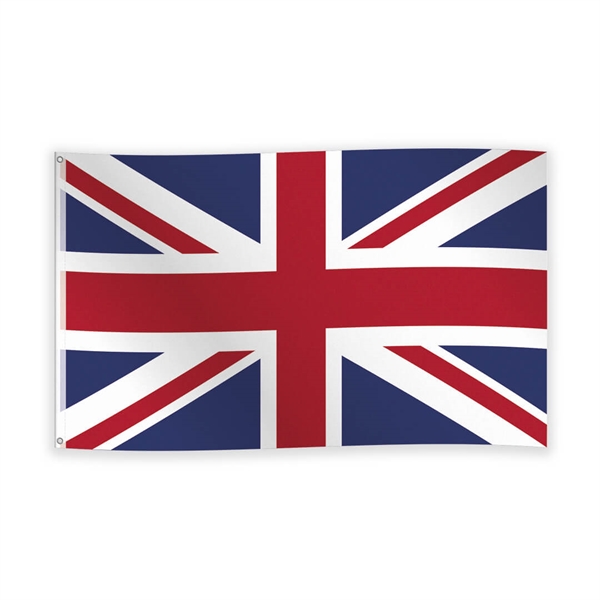Flag i stof England 90x150 cm.