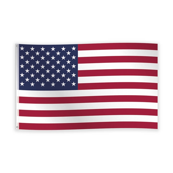 Flag i stof USA Stars og Stripes 90x150 cm.