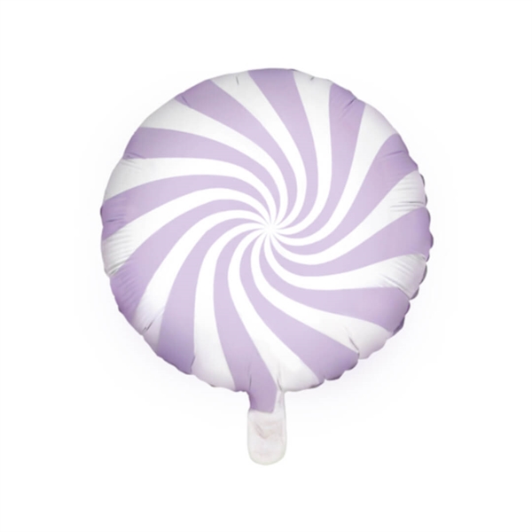 Folieballon Slik Lys Lilla 35 cm. 