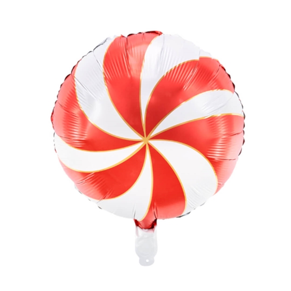 Folieballon Slik Mat Rød 35 cm. 