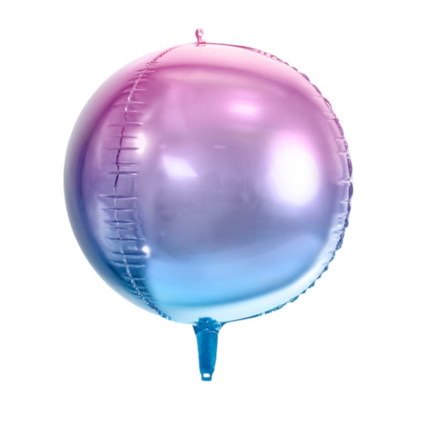 Folieballon Ombre Bold Violet/Blå 35 cm. 