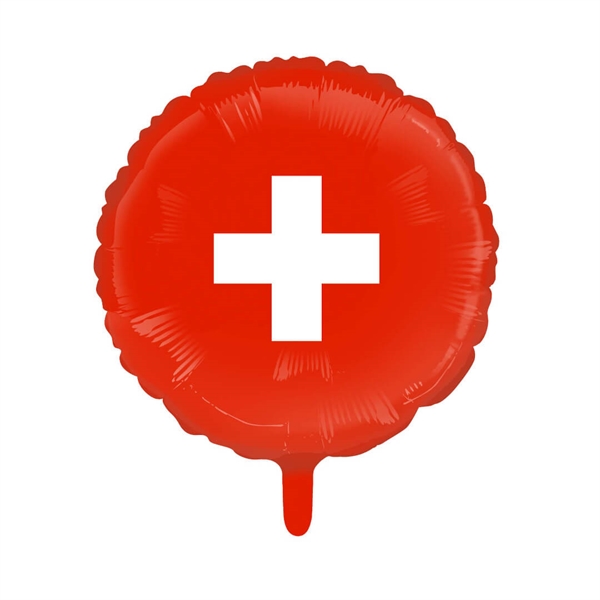 Folieballon rund 45 cm. Schweiz
