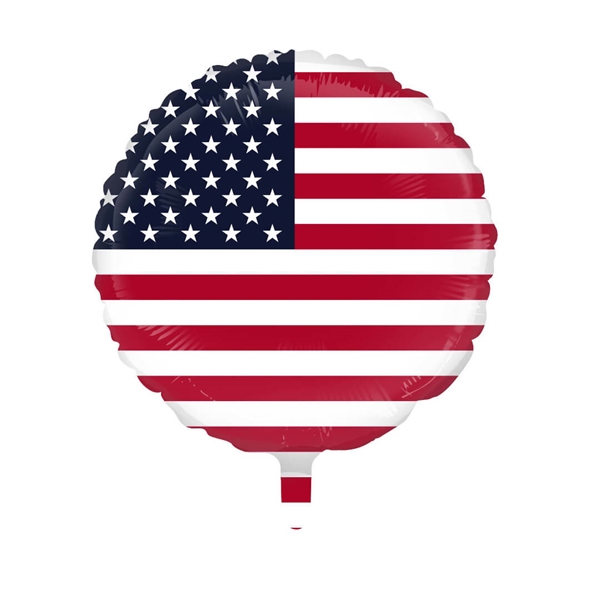 Folieballon rund 45 cm. USA
