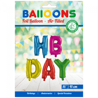 Folieballon  - HBDAY 40 cm