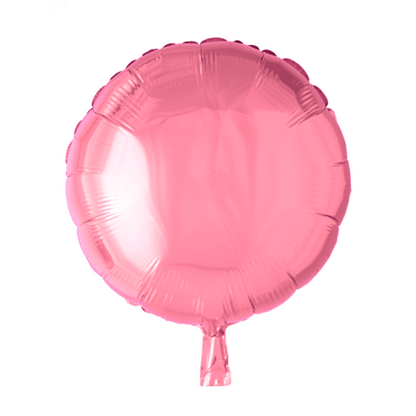 Folieballon  - rund 45 cm - pink