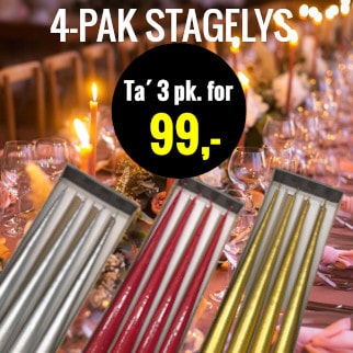 Stagelys stearinlys
