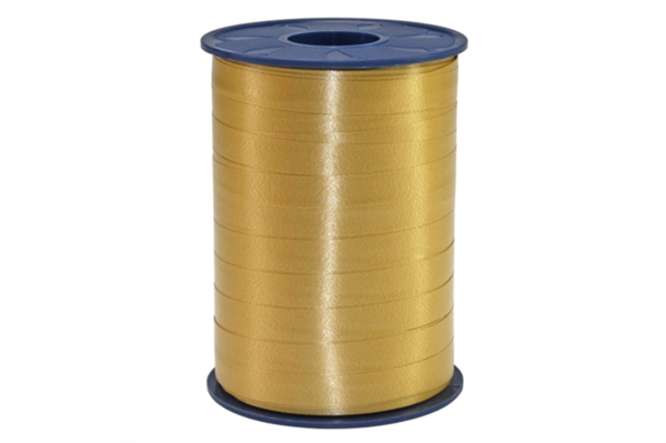 Guld poly gavebånd 10 mm. x 250 meter