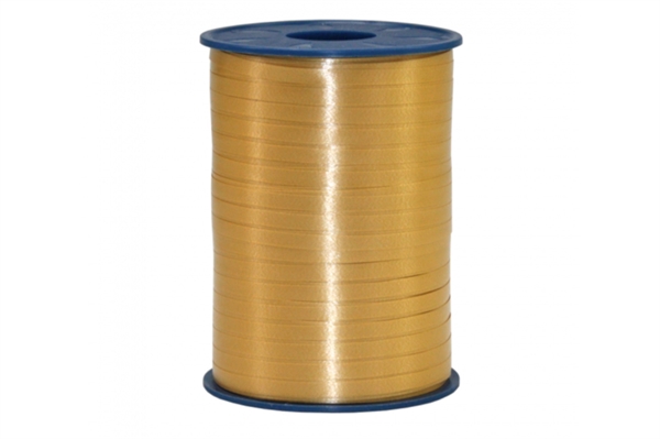 Guld poly gavebånd 5 mm. x 500 meter