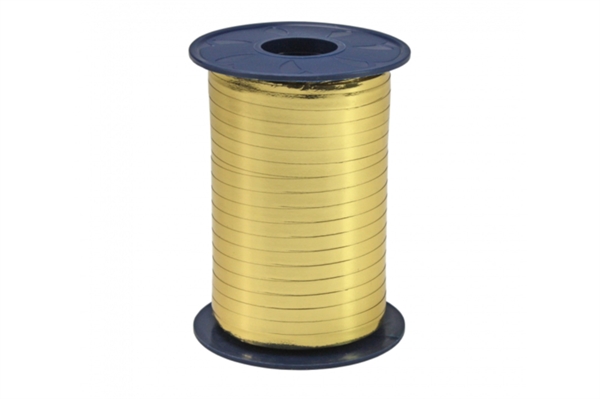 Guld poly metallic gavebånd 5 mm. x 250 meter