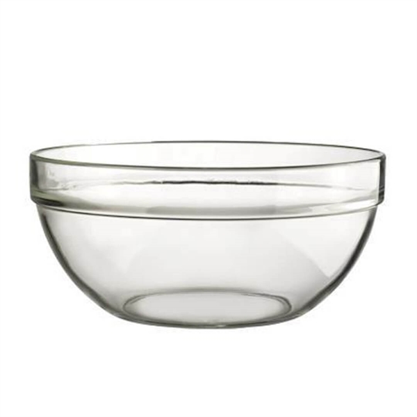 Glasskål 17 cm. (udlejning)