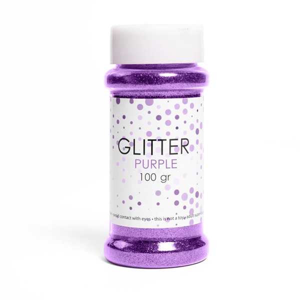 Dekorationsglitter 100 gram Lilla Syren