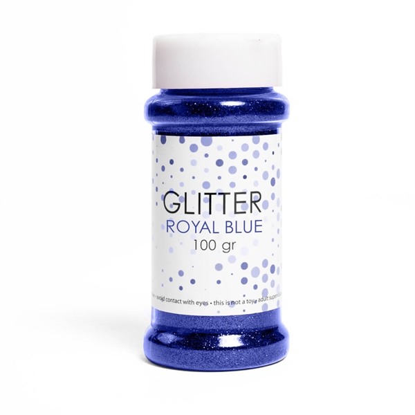 Dekorationsglitter 100 gram Mørkeblå