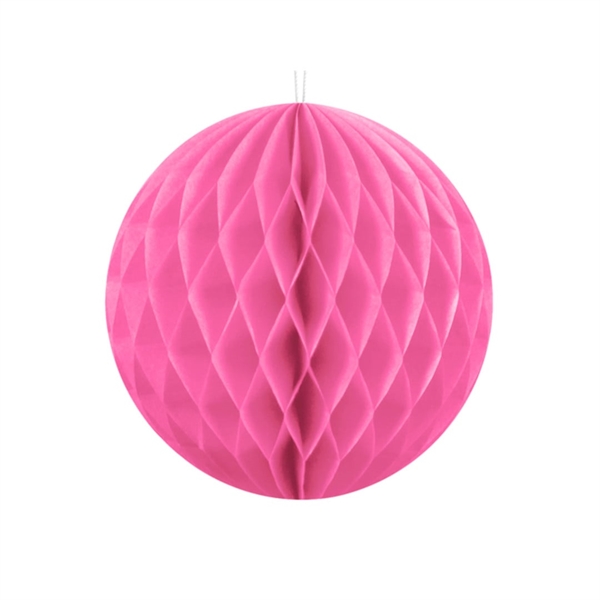 Honeycomb rund 10 cm. Pink