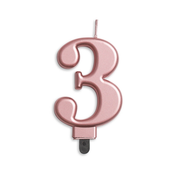 3 Tal Kagelys Metallic Roseguld
