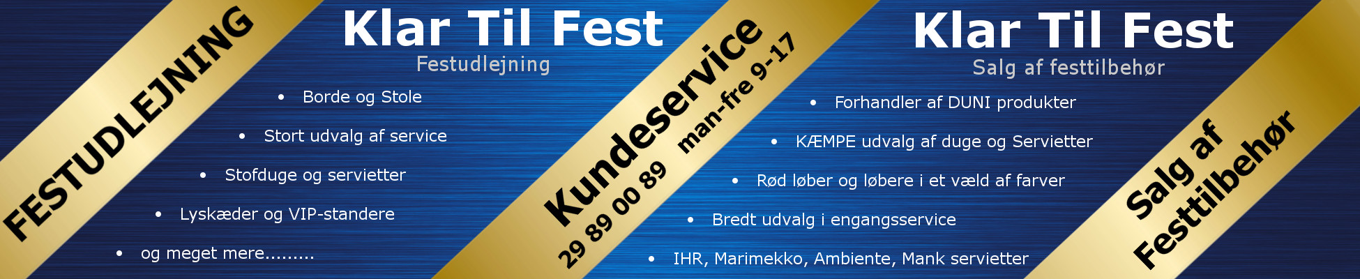 klar til fest klar til fest