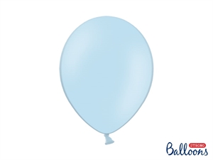 Baby Blå Ballon 30 cm. Strong balloon