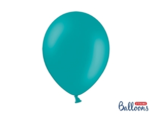 Lagune Blå/Turkis Ballon 30 cm. Strong balloon