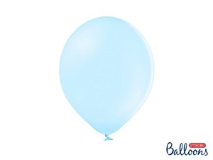 Lys Blå Ballon 30 cm. Strong balloon
