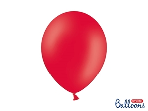 Valmue Rød Ballon 30 cm. Strong balloon