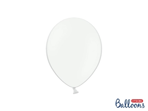 Hvid Ballon 23 cm. Strong balloon 