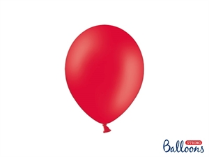 Valmue Rød Ballon 23 cm. Strong balloon 