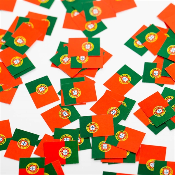 Strøflag i papir 150 stk. Portugal