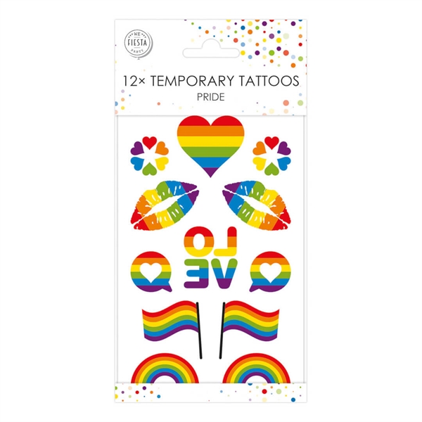 Midlertidig tatovering Pride Regnbue