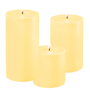 Real Flame LED Lys Gul
