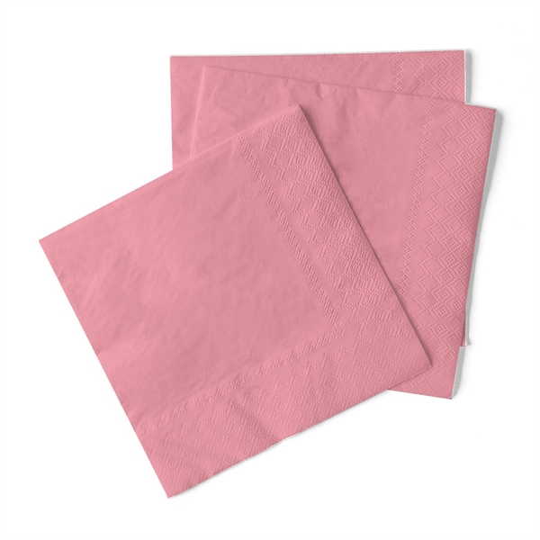 Mank frokostserviet 33x33 cm. 20 stk Rosa