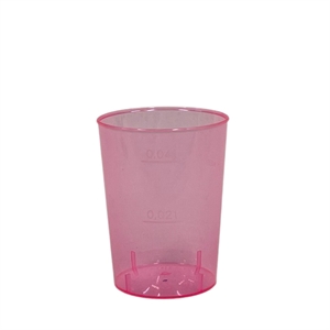 Starpak Rosa Plastik shotglas 4/5 cl. 40 stk.