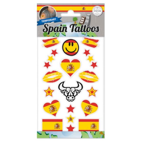 Midlertidig tatovering Spanien