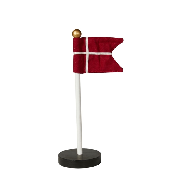 Dannebrogsflag på fod 15 cm.