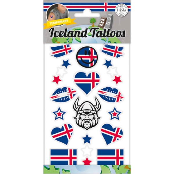Midlertidig tatovering Island