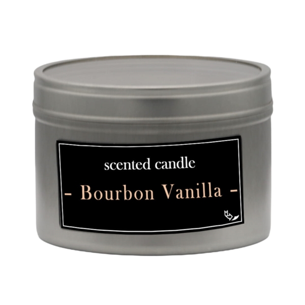 Duftlys i metaldåse Bourbon Vanilla