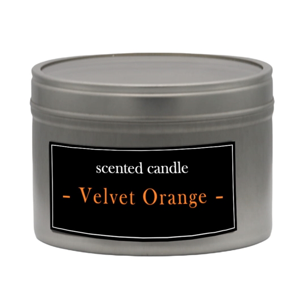 Duftlys i metaldåse Velvet Orange
